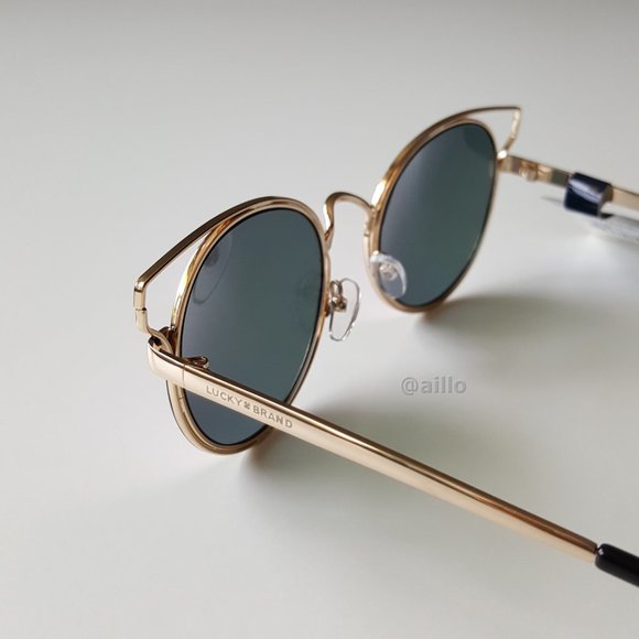 Lucky ? Brand KELSEY BLACK Round Sunglasses main image 5